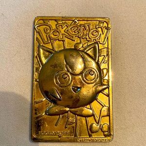 Pokémon gold plated JigglyPuff